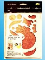 Opakowanie Szablon figurowy do quillingu kogut 14.5x19cm