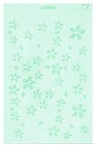 Opakowanie Szablon Silhouette Kwiaty