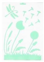 Opakowanie Szablon Silhouette Mniszek lekarski