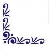 Opakowanie Szablon zmywalny narożny 12x15cm