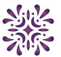 Opakowanie Szablon zmywalny ornament 12x15cm 0,5mm