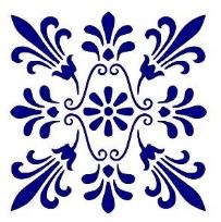 Opakowanie Szablon zmywalny ornament A4 20x30cm