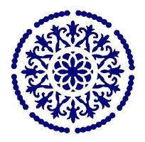 Opakowanie Szablon zmywalny ornament A4 20x30cm