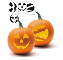 Opakowanie Szablony do dyni halloweenowej 10szt.