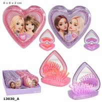 Opakowanie Szczotka do włosów serce z lusterkiem Top Model 13030A 1szt.mix