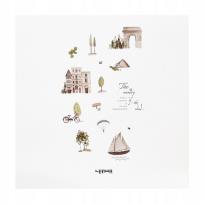 Opakowanie Szkicownik 80k 21x21k, rysunki i Łuk Triumfalny