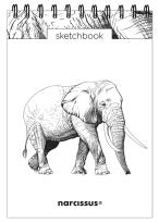 Opakowanie Szkicownik A5/60K na spirali - Słoń