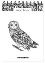 Opakowanie Szkicownik A5/60K na spirali - Sowa