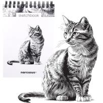 Opakowanie Szkicownik A6/60K na spirali - Kot