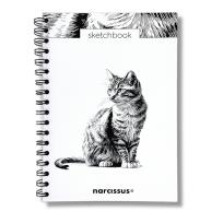 Opakowanie Szkicownik B5/60K na spirali - Kot