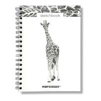 Opakowanie Szkicownik B5/60K na spirali - Żyrafa
