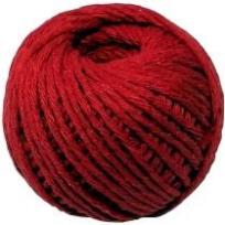 Opakowanie Sznurek bawełniany czerwony 1,5mmx50m