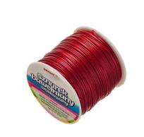 Opakowanie Sznurek bawełniany woskowany 25m czerwony