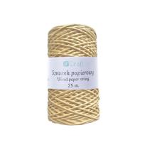 Opakowanie Sznurek papierowy z drucikiem 25m kraft