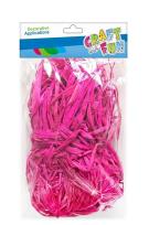 Opakowanie Sznurek rafia różowy 50g