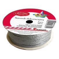 Opakowanie Sznurek-wstążka srebrny