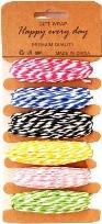 Opakowanie Sznurki papierowe duo 6 kolorów