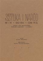 Okładka książki Sztuka i Naród (1942-1944)
