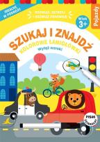 Okładka książki Szukaj i znajdź. Kolorowe łamigłówki. Pojazdy