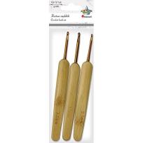 Opakowanie Szydełka metalowe 135/140mm 3szt złote