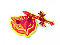 Opakowanie Tarcza rycerska ognista 41cm