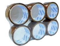 Opakowanie Taśma 48mmx45,5m brązowa 6szt