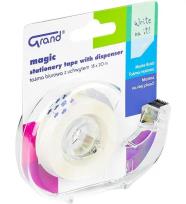 Opakowanie Taśma biurowa Magic 18x200cm z dispenserem GRAND