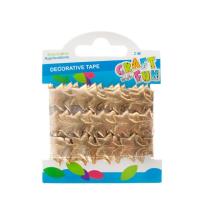 Opakowanie Taśma dekoracyjna gwiazdki 2,5cm 2m