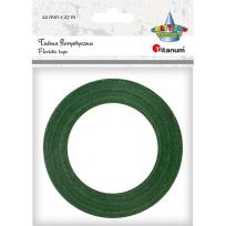 Opakowanie Taśma florystyczna 12mm 27m ciemnozielona