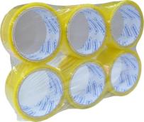 Opakowanie Taśma klejąca 48mmx45,7m przezroczysta (6szt)