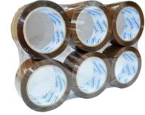 Opakowanie Taśma klejąca 48mmx60m brązowa mocna (6szt)