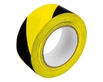 Opakowanie Taśma ostrzegawcza samoprzylepna czarno-żółta