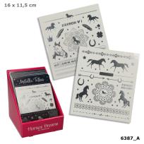 Opakowanie Tatuaże metaliczne z konikami Horses Dreams 6387A