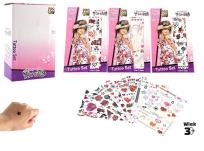Opakowanie Tatuaże naklejki zmywalne dziewczęce mix