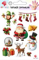 Opakowanie Tatuaże zmywalne dla dzieci Boże Narodzenie 2