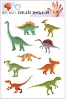 Opakowanie Tatuaże zmywalne dla dzieci Dinozaury