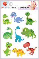 Opakowanie Tatuaże zmywalne dla dzieci Dinusie 1