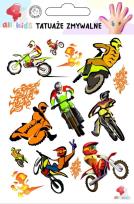 Opakowanie Tatuaże zmywalne dla dzieci Motory i motocykliści
