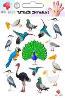 Opakowanie Tatuaże zmywalne dla dzieci Ptaki