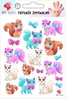 Opakowanie Tatuaże zmywalne dla dzieci Wesołe kotki