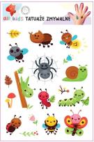 Opakowanie Tatuaże zmywalne dla dzieci Wesołe owady