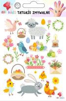 Opakowanie Tatuaże zmywalne dla dzieci Wielkanoc 1