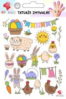 Opakowanie Tatuaże zmywalne dla dzieci Wielkanoc 2