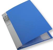 Opakowanie Teczka A4/20 ofertowa niebieska