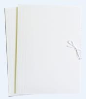 Opakowanie Teczka A4 biała wiązana (10szt)