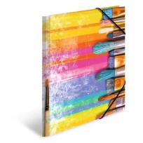 Opakowanie Teczka A4 gumki narożne - Pędzle