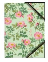 Opakowanie Teczka A4 kartonowa z gumką narożną róże (6szt)