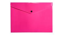 Opakowanie Teczka A4 kopertowa PP neon różowy