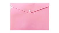 Opakowanie Teczka A4 kopertowa PP pastel różowy