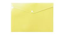 Opakowanie Teczka A4 kopertowa PP pastel żółty